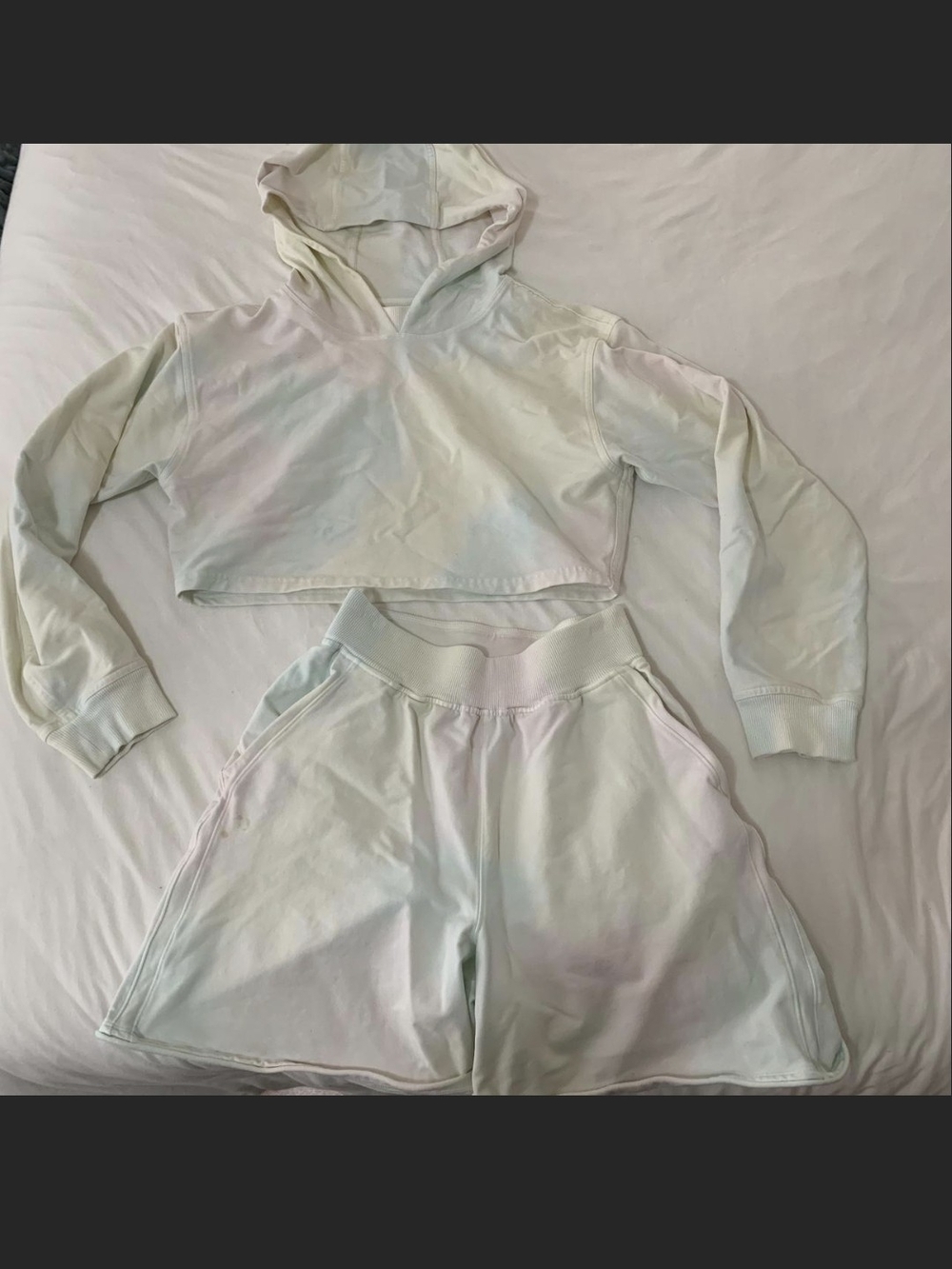lululemon athletica LA All Yours Crop Hoodie & Shorts Set - Cotton Candy - Picture 11 of 13